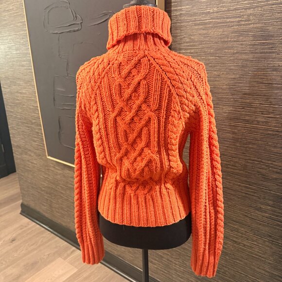 Express ladies cable knit sweater sz L - Picture 6 of 6